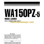 Komatsu WA150PZ-5 Wheel Loader Operation and Maintenance Manual (VEAM420102)