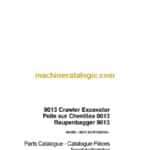 Case 9013 Crawler Excavator Parts Catalog (7-5250+R2_int_USN)