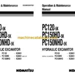 Komatsu PC120-5K, PC150HD-5K, PC150NHD-5K Hydraulic Excavator Operation and Maintenance Manual (SEAMK203P501)