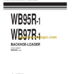 Komatsu WB95R-1, WB97R-1 Backhoe Loader Operation and Maintenance Manual (WEAMWB9500)