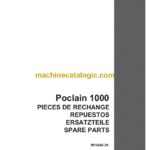 Case Poclain 1000 Parts Catalog (M13 440-39)