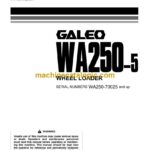 Komatsu WA250-5 Wheel Loader Operation and Maintenance Manual (PEN00081-00)