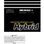 Komatsu HB365LC-3D Hydraulic Excavator Operation and Maintenance Manual (PEN01136-01)