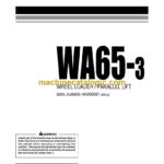 Komatsu WA65-3 Operation and Maintenance Manual (VEAM050100)