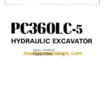 Komatsu PC360LC-5 Hydraulic Excavator Operation and Maintenance Manual (SEAMU2080501)