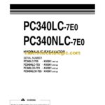 Komatsu PC340LC-7E0, PC340NLC-7E0 Hydraulic Excavator Operation and Maintenance Manual (UEAM004802)