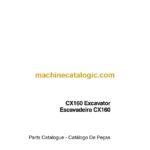Case CX160 Excavator Parts Catalog (7-7520)