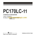 Komatsu PC170LC-11 Hydraulic Excavator Operation and Maintenance Manual (WENAM00172)