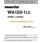 Komatsu WA120-1LC Wheel Loader Operation and Maintenance Manual (CEADW16041)