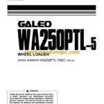 Komatsu WA250PTL-5 Wheel Loader Operation and Maintenance Manual (SEAM059200T)