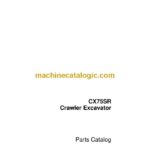 Case CX75SR Crawler Excavator Parts Catalog (7-8362_int_USN)