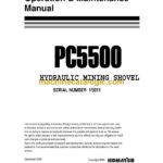 Komatsu PC5500 Hydraulic Mining Shovel Operation and Maintenance Manual (OG_PC5500_15011)