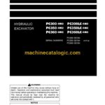 Komatsu PC300-8M2, PC300LC-8M2, PC350-8M2, PC350LC-8M2, PC360-8M2, PC360LC-8M2 Hydraulic Excavator Operation and Maintenance Manual (PEN01726-02)