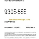 Komatsu 930E-5SE Dump Truck Operation and Maintenance Manual (CEAM036100)