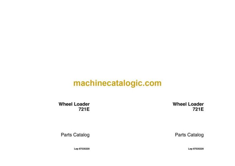 Case 721E Wheel Loader Parts Catalog (87535220_int_A4N)