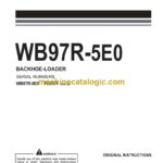 Komatsu WB97R-5E0 Operation and Maintenance Manual (WENAM00081)