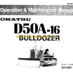 Komatsu D50A-16 Bulldozer Operation and Maintenance Manual (SEAM130C01)