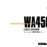 Komatsu WA450-1 Log Loader Operation and Maintenance Manual (SEAM0421LG02)