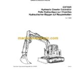 Case CX75SR Hydraulic Crawler Excavator Parts Catalog (7-8360)