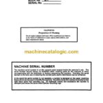 Link Belt 2800Q, 3400Q Quantum Excavator Operators Manual