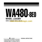 Komatsu WA480-8E0 Wheel Loader Operation and Maintenance Manual (VENAM54002)