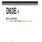 Komatsu D63E-1 Bulldozer Operation and Maintenance Manual (SEAMU1410103)