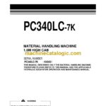 Komatsu PC340-7K Hydraulic Excavator Operation and Maintenance Manual (UEAM003400)