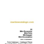 Case 50 Mini Excavator Parts Catalog (7-3930+R2)