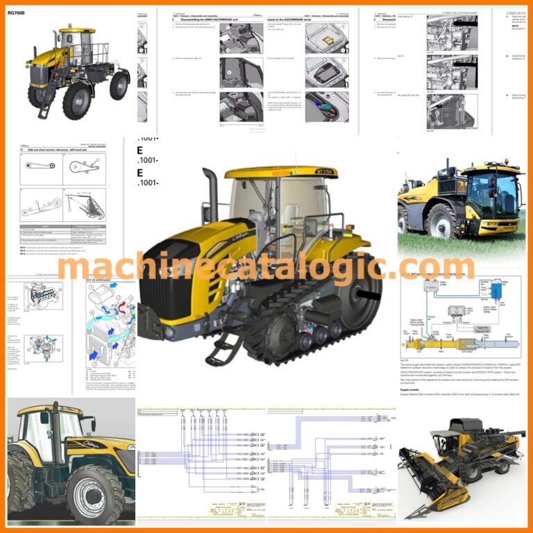 Challenger Agricultural Machinery Service & Workshop, Operator Manual Full PDF 77.7 GB