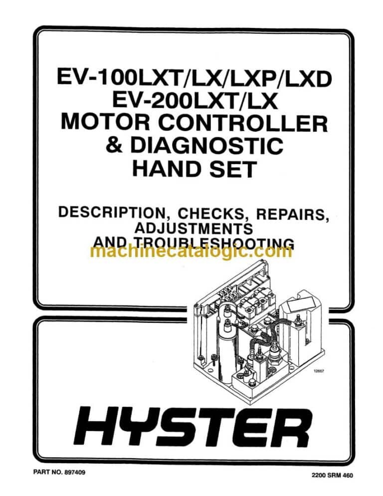 Hyster E80-120XL3, E100XL3S (C098 A839) Forklift Service Manual