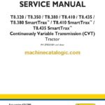 New Holland T8.320, T8.350, T8.380, T8.410, T8.435, T8.380 SmartTrax™, T8.410 SmartTrax™, T8.435 SmartTrax™ Continuously Variable Transmission Tractor Service Manual (47917990)