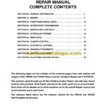 New Holland HW345, HW365 Repair Manual (87576216)