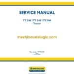 New Holland T7.240, T7.245, T7.260 Tractor Service Manual (47770440A)