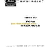 New Holland Series 713 Backhoes Service Manual (42071310)