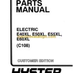 Hyster E40XL, E50XL, E55XL, E60XL (C108) Forklift Parts Manual
