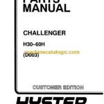 Hyster H30, H60H (D003) Challenger Forklift Parts Manual