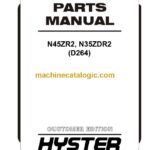 Hyster N45ZR2, N35ZDR2 (D264) Forklift Parts Manual