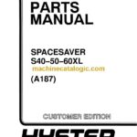 Hyster S40, S50, S60XL (A187) Spacesaver Forklift Parts Manual
