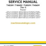 New Holland T4030V, T4040V, T4050V, T4060V Tier 3 Tractor Service Manual (47888353)