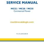 New Holland MC22, MC28, MC35 Commercial Mower Service Manual (6045508100)