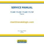 New Holland T3.50F, T3.55F, T3.65F, T3.75F Tractor Service Manual (47763567)