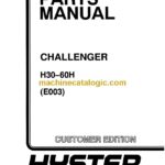Hyster H30, H60H (E003) Challenger Forklift Parts Manual