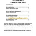 New Holland TT60A, TT75A Repair Manual (84154801)