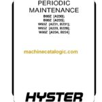 Hyster B60Z (A230 A896) Forklift Service Manual