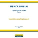 New Holland TD65F, TD75F, TD85F Tractor Service Manual (48064954)