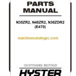 Hyster N35ZR2, N40ZR2, N30ZDR2 (E470) Forklift Parts Manual