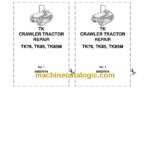 New Holland TK76, TK85, TK85M Crawler Tractor Repair Manual (86637916)