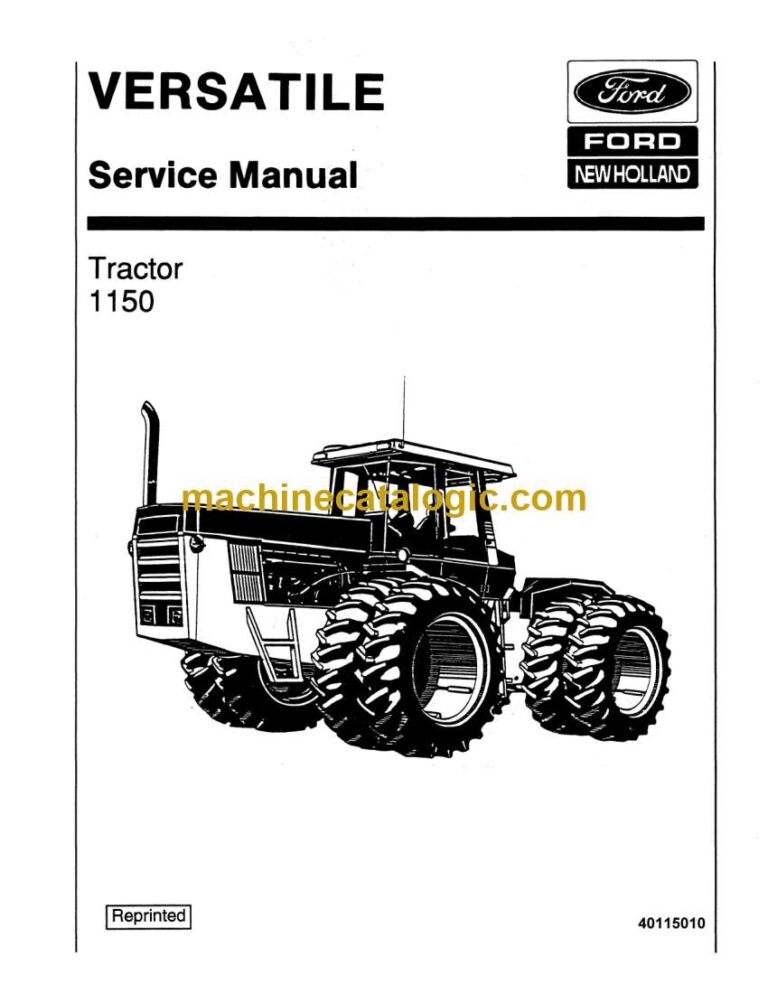 New Holland Ford 1150 Tractor Service Manual (40115010)