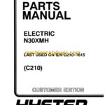 Hyster N30XMH (C210) Forklift Parts Manual