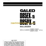 Komatsu D85EX-15, D85PX-15 Bulldozer Operation and Maintenance Manual (SEAM049304P)